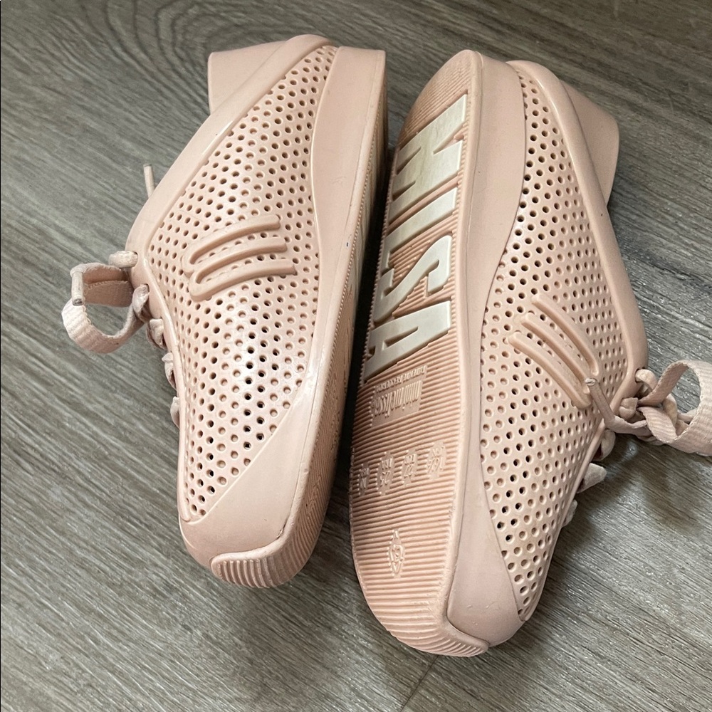 Mini Melissa Girls Pink Sneakers - Picture 3 of 6
